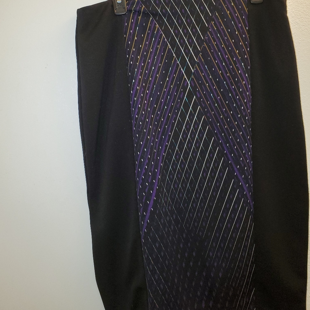 Worthington zip-up diamond pattern pencil skirt